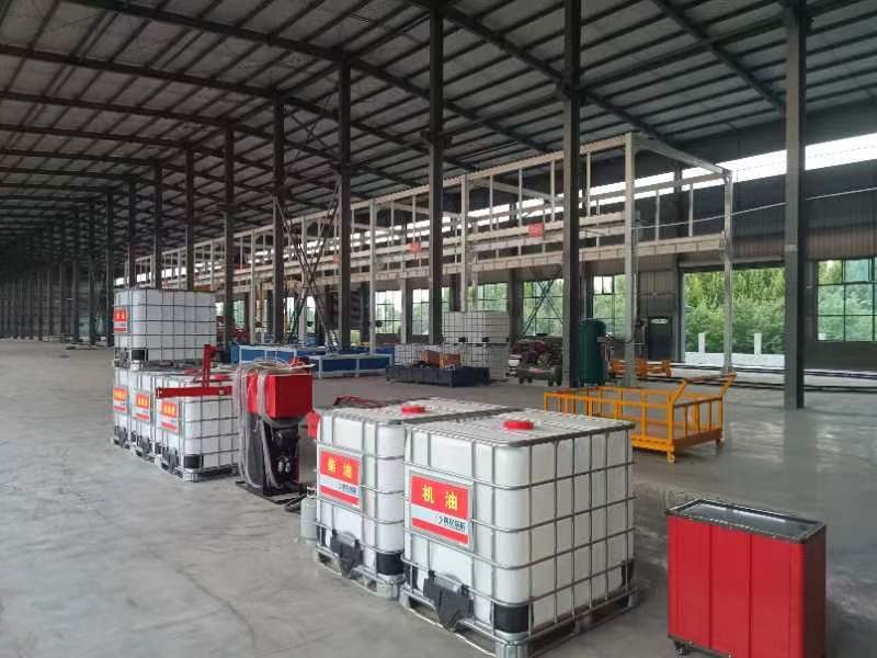 Scrap car dismantling line